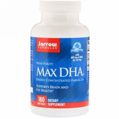 Jarrow Formulas, マックスDHA、 180ソフトジェル