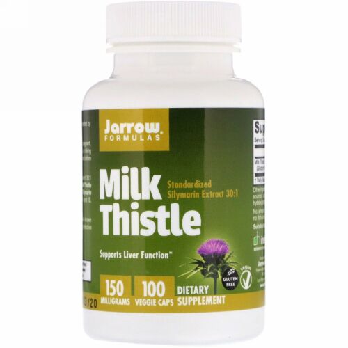 Jarrow Formulas, オオアザミ, 150 mg, 100粒（ベジタリアンカプセル）