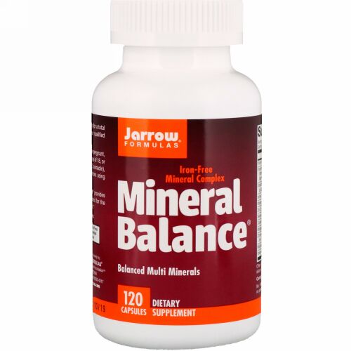 Jarrow Formulas, ミネラルバランス、 120カプセル