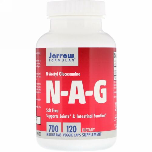 Jarrow Formulas, N-A-G, 700 mg, 120粒（ベジタリアンカプセル）