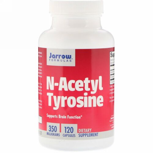 Jarrow Formulas, N-アセチルチロシン, 350 mg, 120 カプセル