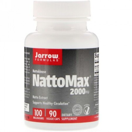 Jarrow Formulas, NattoMax（ナットウマックス）2000FU,100mg,ベジキャップ90粒