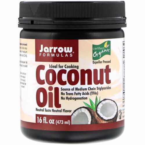 Jarrow Formulas, オーガニック ココナッツオイル、16液量オンス (473 g)
