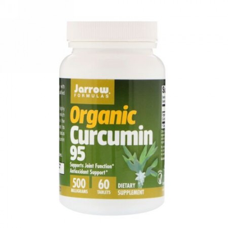 Jarrow Formulas, オーガニッククルクミン95、500 mg、60錠 (Discontinued Item)