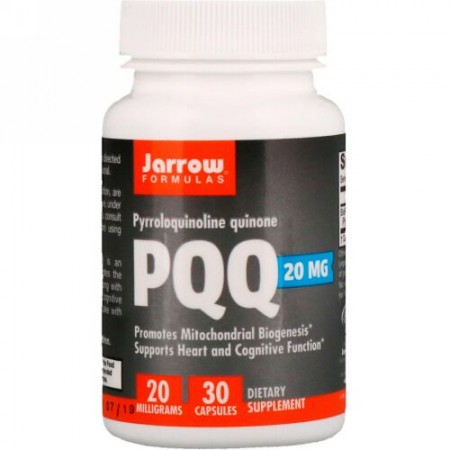 Jarrow Formulas, PQQ （ピロロキノリンキノン）, 20 mg, 30 カプセル