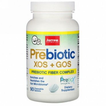 Jarrow Formulas, プロバイオティクス XOS+GOS、90チュアブル錠