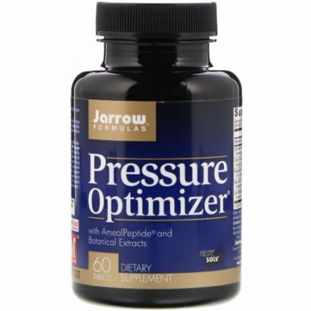 Jarrow Formulas, プレッシャー・オプチマイザー、溶けやすい錠剤60 錠