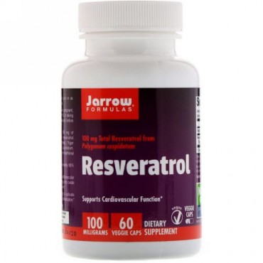 Jarrow Formulas, レスベラトル100, 60 ベジカプセル