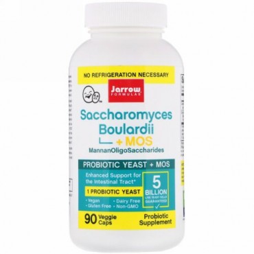 Jarrow Formulas, サッカロミセスブラウディ＋MOS、50億、ベジカプセル90粒