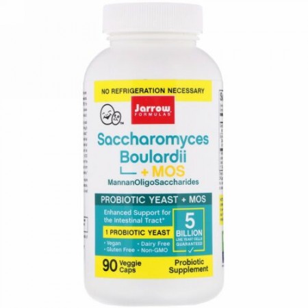 Jarrow Formulas, サッカロミセスブラウディ＋MOS、50億、ベジカプセル90粒