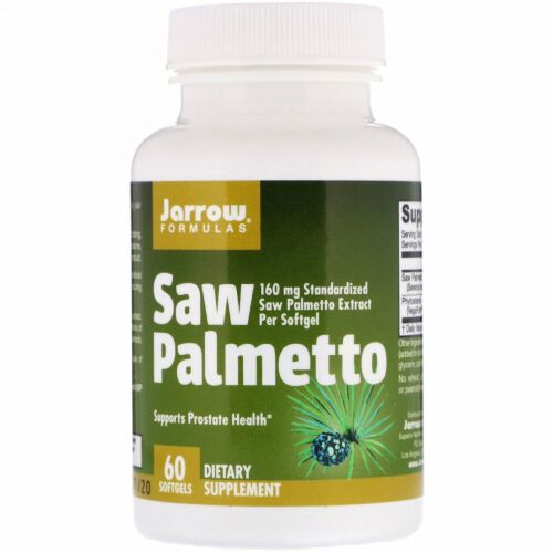 Jarrow Formulas, ソーパルメット, 160 mg, 60 ソフトジェル