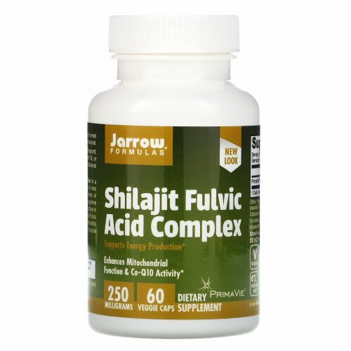 Jarrow Formulas, シラジットフルボ酸複合体、250mg、ベジタリアンカプセル60個