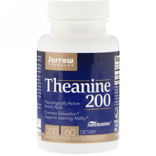 Jarrow Formulas, テアニン 200、200 mg、60ベジカプセル