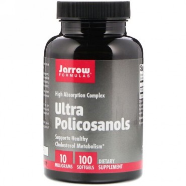 Jarrow Formulas, ウルトラポリコサノール, 高吸収複合体, 10 mg, ソフトジェル100粒