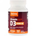 Jarrow Formulas, ビタミンD3、コレカルシフェロール、2,500 IU、ソフトジェル100錠