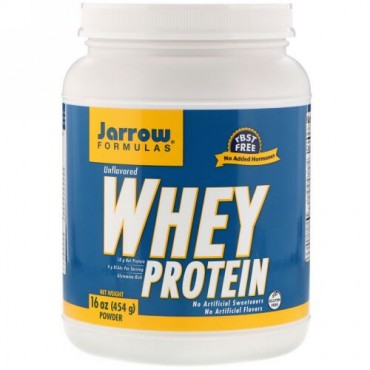 Jarrow Formulas, Whey Protein Powder, Unflavored, 16 oz (454 g) (Discontinued Item)