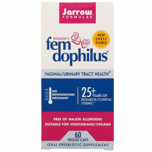 Jarrow Formulas, Women's Fem Dophilus、ベジタリアンカプセル 60錠