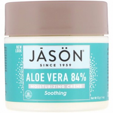 Jason Natural, Aloe Vera 84% Moisturizing Creme, 4 oz (113 g)