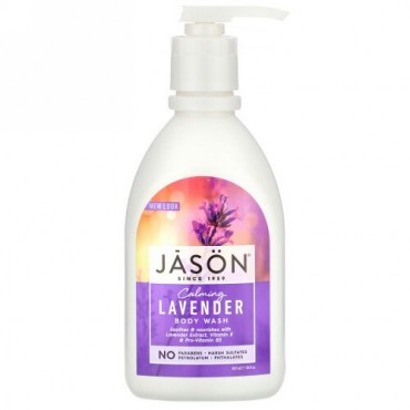 Jason Natural, ボディウォッシュ、 鎮静ラベンダー、 30 fl oz (887 ml)