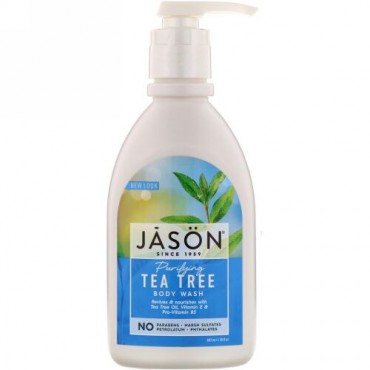 Jason Natural, ボティウォッシュ、浄化作用のあるティーツリー、30液量オンス(887 ml)