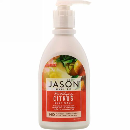 Jason Natural, ボディウォッシュ、爽快なシトラス、30 fl oz (887 ml)