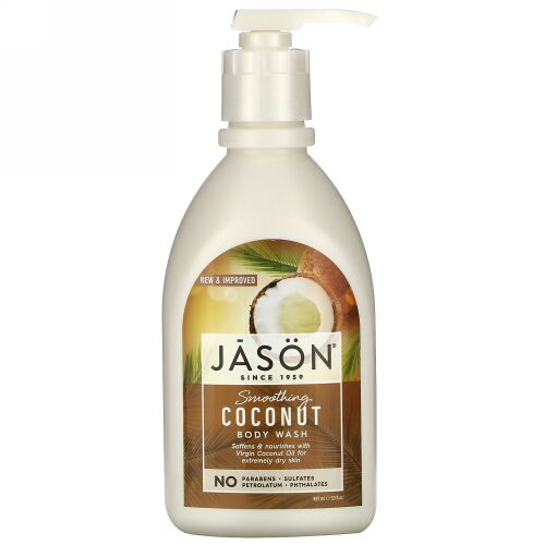 Jason Natural, ボディウォッシュ, スムージングココナッツ, 30 液量オンス (887 ml)