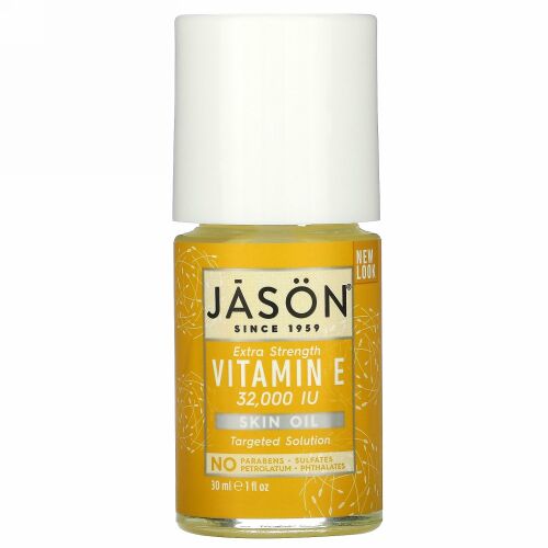Jason Natural, エクストラ・ストレングス・ビタミンEスキンオイル, 32,000 I.U., 1 fl oz (30 ml)