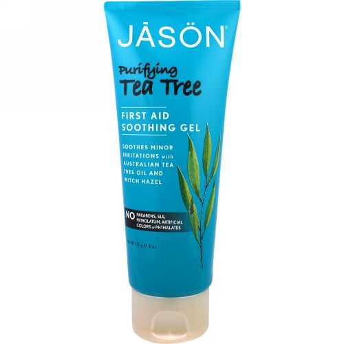 Jason Natural, 浄化作用のあるティーツリーの応急沈静ジェル113g (Discontinued Item)