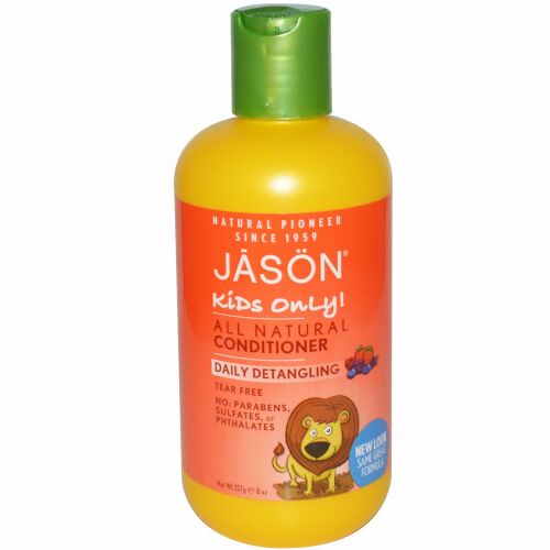 Jason Natural, Kids Only!  デイリー・デタングリング・コンディショナー, 8 オンス (227 g) (Discontinued Item)