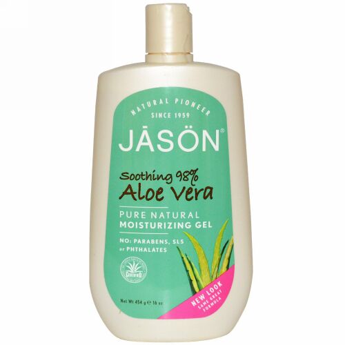 Jason Natural, ジェイソン, モイスチャリジング・ジェル、アロエ、16オンス(454g) (Discontinued Item)