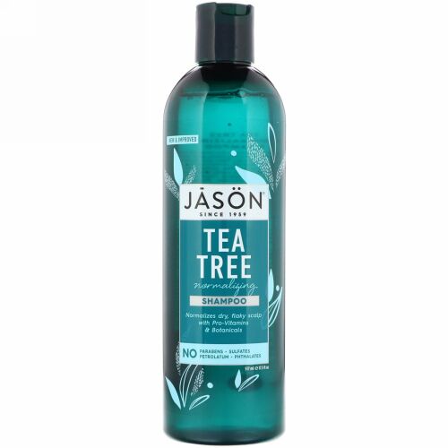 Jason Natural, Normalizing Tea Tree Shampoo, 17.5 fl oz (517 ml)