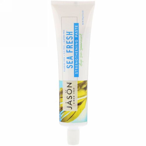 Jason Natural, Sea Fresh（シーフレッシュ）、強化ペースト、深海スペアミント、170g（6oz）
