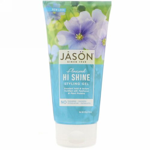 Jason Natural, スタイリングジェル、フラキシードハイシャイン、170g（6oz）