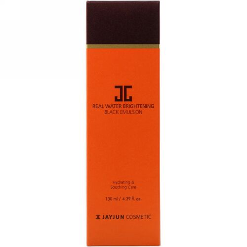 Jayjun Cosmetic, リアルウォーターブライトニング・ブラックエマルジョン、4.39 fl oz (130 ml)
