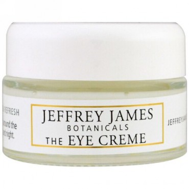 Jeffrey James Botanicals, Tアイクリーム、明るく輝き爽やかに、0.5 oz (15 ml)