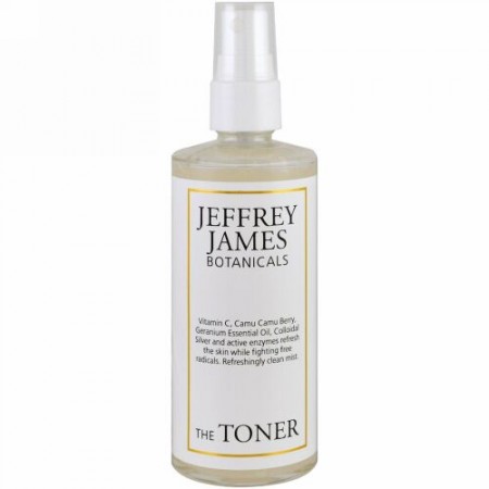 Jeffrey James Botanicals, ザ・トナー、リフレッシュ・クリーンミスト、4.0オンス（118 ml）