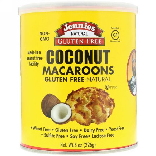 Jennies Gluten Free Bakery, ココナッツ マカロン（Coconut Macaroons）, 8オンス（226 g） (Discontinued Item)