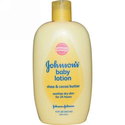 Johnson & Johnson, ベビーローション、シアバター&ココアバター、15液量オンス（443 ml） (Discontinued Item)