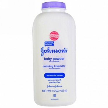 Johnson & Johnson, ベビーパウダー、鎮静効果のあるラベンダー、15オンス（425 g） (Discontinued Item)