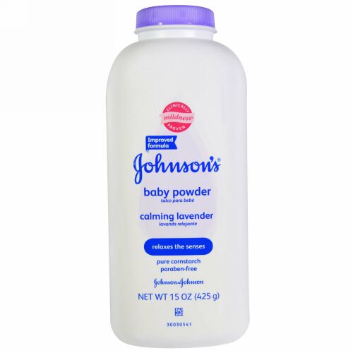 Johnson & Johnson, ベビーパウダー、鎮静効果のあるラベンダー、15オンス（425 g） (Discontinued Item)