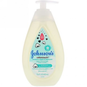 Johnson & Johnson, Newborn Wash & Shampoo, 13.6 fl oz (400 ml)