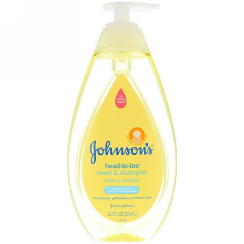 Johnson & Johnson, Head-To-Toe, Wash & Shampoo, 16.9 fl oz (500 ml)
