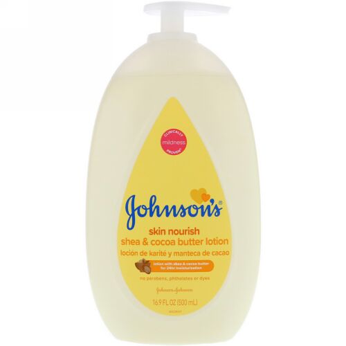 Johnson & Johnson, Skin Nourish, Shea & Cocoa Butter Lotion, 16.9 fl oz (500 ml) (Discontinued Item)
