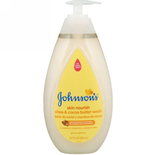 Johnson & Johnson, Skin Nourish, Shea & Cocoa Butter Wash, 16.9 fl oz (500 ml) (Discontinued Item)