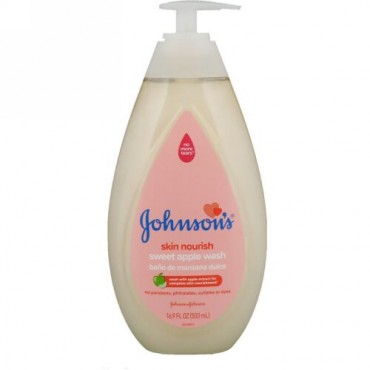 Johnson & Johnson, Skin Nourish, Sweet Apple Wash, 16.9 fl oz (500 ml) (Discontinued Item)