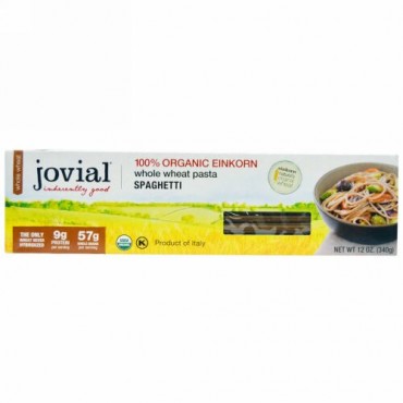 Jovial, 全粒粉パスタ、 スパゲッティ、 12 oz (340 g) (Discontinued Item)