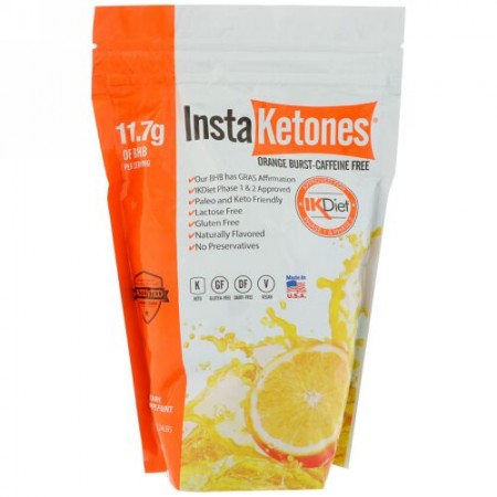 Julian Bakery, InstaKetones、オレンジバースト、1.24 lbs (565 g)