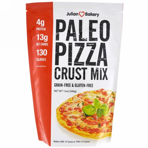 Julian Bakery, パレオピザ生地ミックス、 12 oz (340 g)