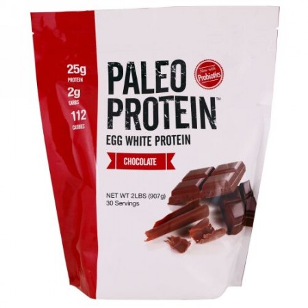 Julian Bakery, パレオプロテイン、卵白タンパク質、チョコレート、2ポンド (907 g)