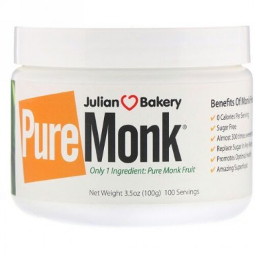 Julian Bakery, ピュアラカンカ、100 g（3.5 oz）